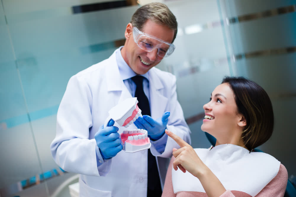 Professional teeth whitening