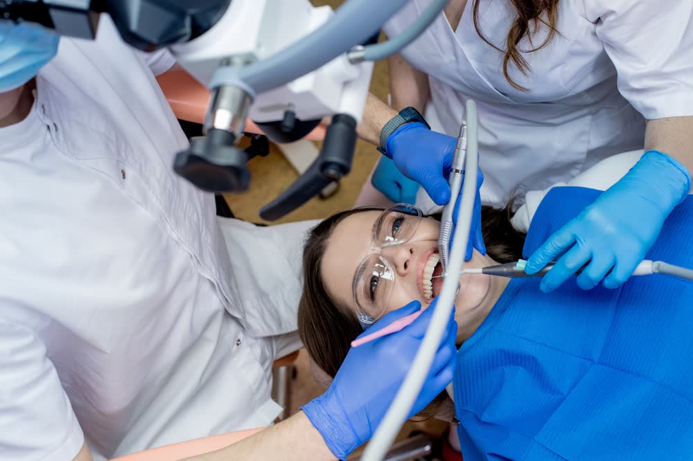 Professional dental cleaning